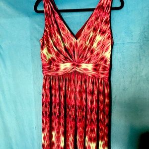 Turquoise & Purple Tie Dye Formal cocktail dress